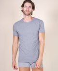 BASIC COTTON Free Spirit Premium Quality 100% Cotton Men's Crew Neck T-Shirt. Proudly Made in Italy (906)