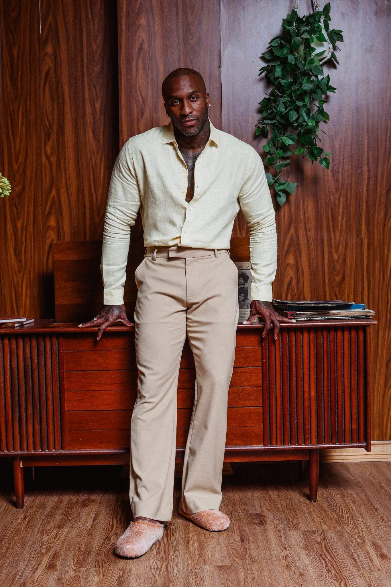 Slim Fit Linen Shirt