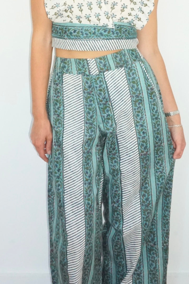 Edison Pant in Mystic Blue Stripe